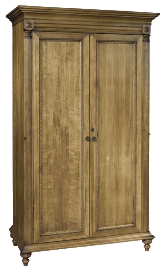 Durham Summerset Signature Tall Armoire with Delicate Carved Accents